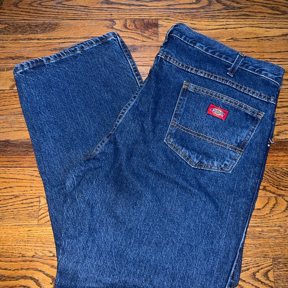 Dickies Blue Jeans Medium Wash Workpants Classic Fit